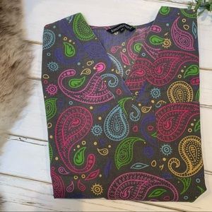 ❤️5 for 25❤️ Samantha Mara Medical Scrub Top/ XS